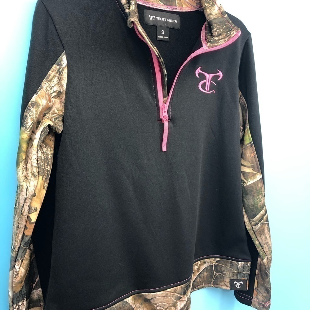 True Timber Camoflauge Women’s S Pullover Sweatshirt Jacket Top RN# 141062 - Picture 5 of 7